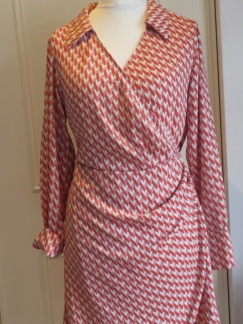 H &M Patterned Wrap Dress